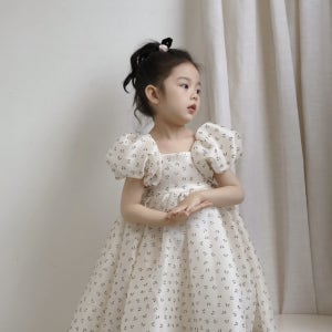 유아 여아드레스 반팔 신데렐라 화동드레스 하객룩 생일원피스 자매룩