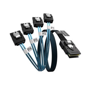 Mini SAS SFF-8087 TO 4/SATA 케이블/50cm - 4분배 변환 사타케이블(대량 주문제작 가능)