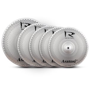 Asanasi Silent 심벌세트 저음량 저소음 드럼 사일런트 14,16,18,20인치