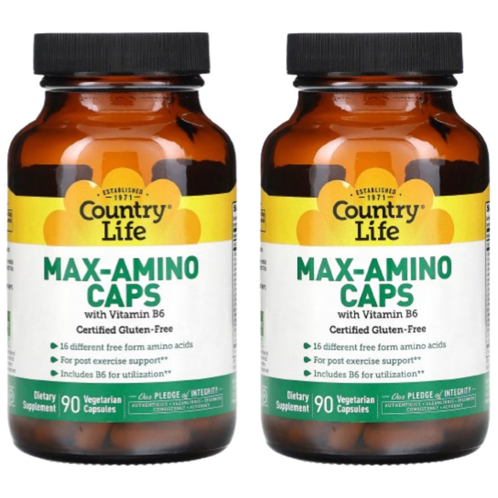 Country Life Max-Amino Caps 맥스 아니노 캡스 90캡슐 2개