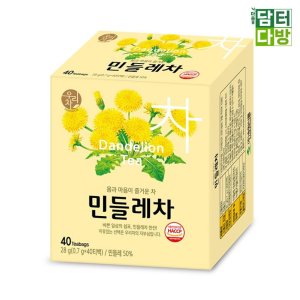 우리차 전통 건강 tea 잠잘오는 업소용 마시는 차 민들레차 티백 0.7g 40개입 4개