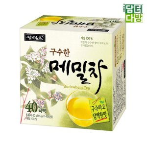 쌍계 전통 건강 tea 잠잘오는 업소용 마시는 차 구수한 메밀차 1.5g 40개입 1개