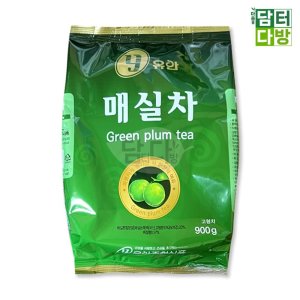 유안 티세트 건강 전통 업소용 몸에좋은 선물용 차 자판기용 매실차 900g 1개입 1개