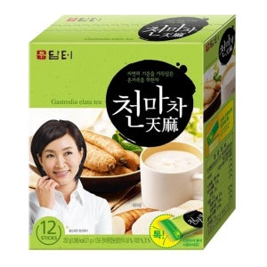 담터 카페 차세트 건강 마시는 티타임 커피대용 차 천마차 스틱 21g 12개입 1개