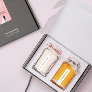 소금명가 고급 천연 식용 코스트코 숙성 답례품 소금 핑크솔트 꿀 2종 410g 1세트