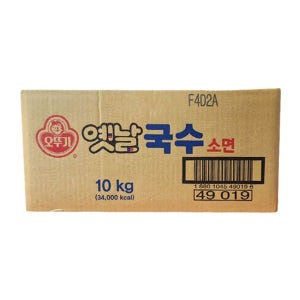 오뚜기 면요리 비빔용 맛있는 면사리 잔치 가락 국수 면 옛날 국수 소면 10kg 1개