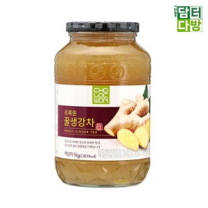 초록원 잠잘오는 업소용 마시는 전통 건강 tea 차 꿀생강차 액상차 1kg 1개입 2개