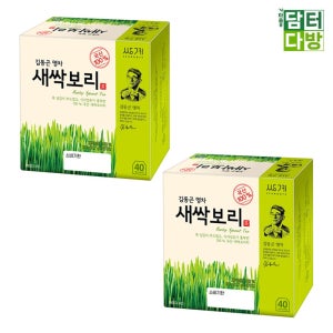 쌍계 고급차 마시는 전통 목에좋은 tea 건강 차 새싹보리차 티백 0.7g 40개입 2개