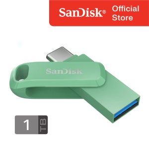 샌디스크 울트라 듀얼 드라이브 고 1 TB 테라 SDDDC3 압생트 그린 OTG