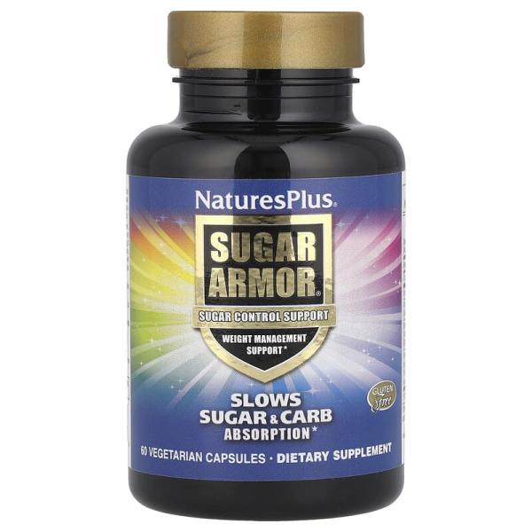 <b>NaturesPlus</b> Sugar Armor 설탕 조절 지원 베지 캡슐 60정