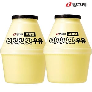빙그레 바나나우유 무가당 바나나, 240ml, 12개