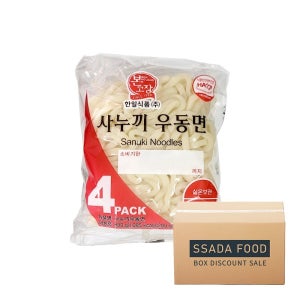 본고장 사누끼 우동사리면 200gx4개 800g 10봉 한박스