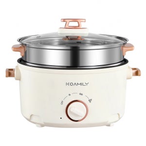 가정용 다용도 전기냄비 학생 기숙사 3단 다용도 전기냄비 샤브샤브 국수냄비 다용도냄비