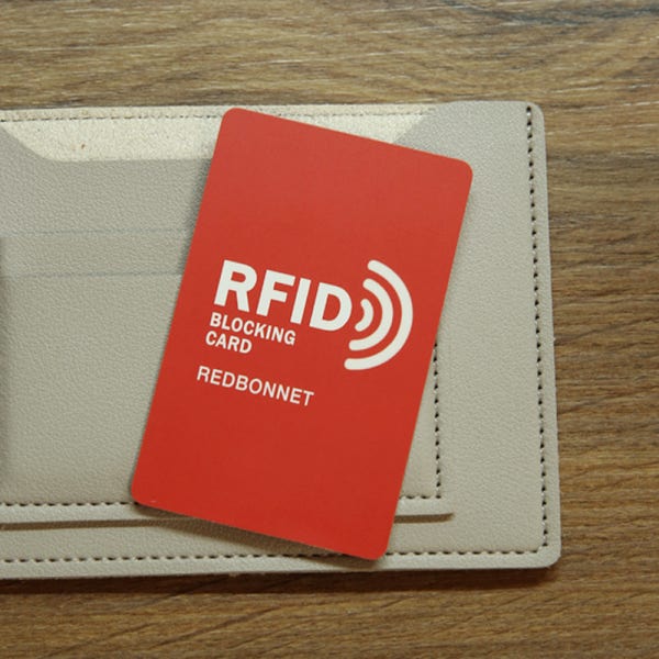 전자파 차단 여행용 안티스키밍 RFID 차단 카드
