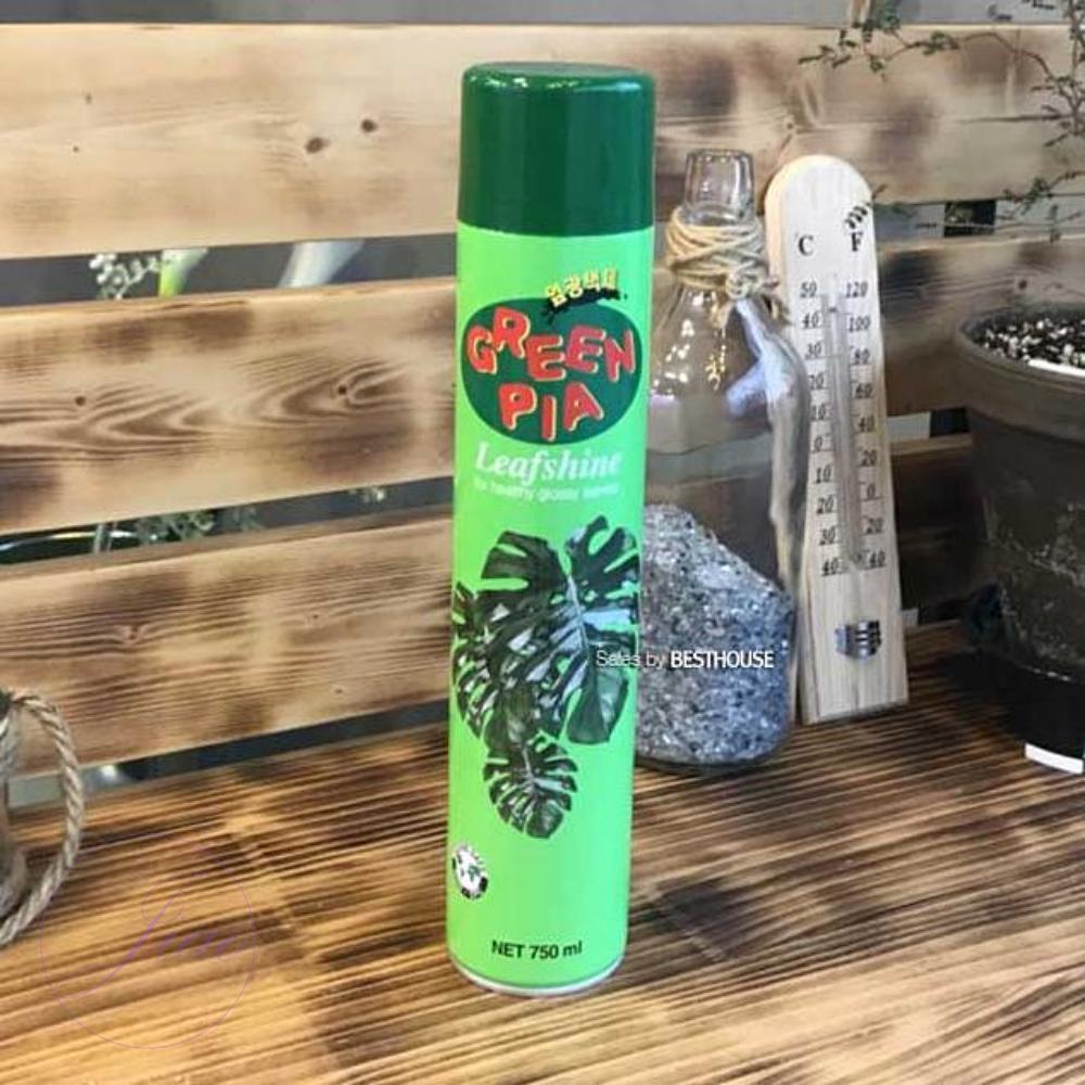 지아오 <b>그린피아</b> 잎광택제 스프레이 750ml 식물윤기스프레이 이파리<b>수분</b>증발억제