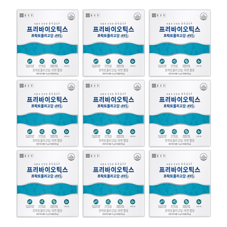 <b>프리미엄</b> 종근당 프리바이오틱스 <b>프락토올리고당</b> 270포 골든헬퍼 간편 스틱형
