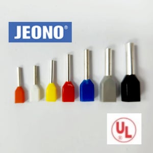 전오 펜홀단자 트윈타입 CT225010 1봉 1000개 2.5SQ 코드앤드단자 UL