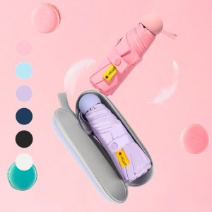 파스텔 자외선차단 가벼운 캡슐 미니 우산