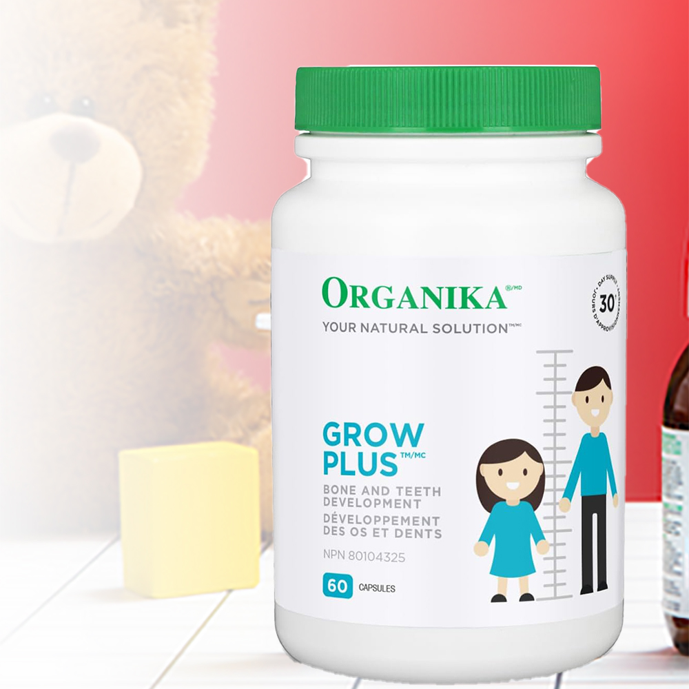 <b>Organika</b> <b>오가니카</b> 그로우 플러스 어린이 청소년 키 비타민 60캡슐