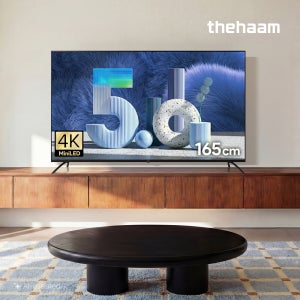 더함 스마트 구글 티비 MiniLED 165cm(65인치), 120Hz, 직접설치