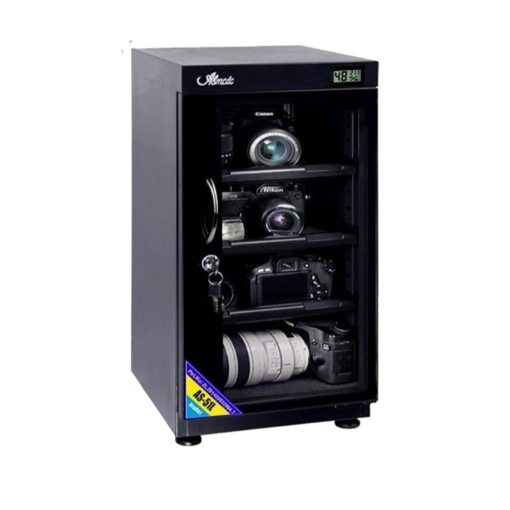 50L 카메라 제습함 LED 습도조절 보관함 렌즈