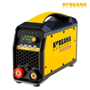 코리아나 아크용접기 KH-200 퍼포먼스듀티 직류 전기 인버터 홀5m 어스3m