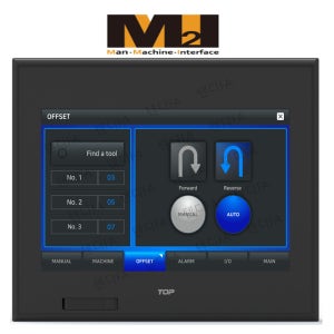 TOPRW0710WD-IO 엠투아이 M2I 터치패널 7인치 산업용 터치스크린