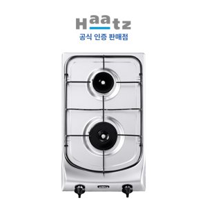[전국설치]하츠 빌트인 가스레인지 2구 GC-2303SDBH 도시가스 실버 (타공 260x440)