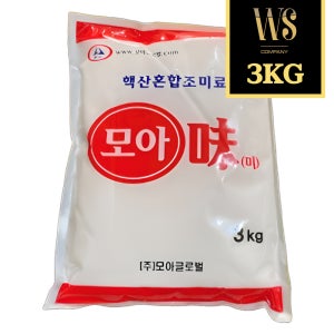 [맛보장 품질보장] 모아미 핵산조미료 3kg [ 대용량 미원 조미료 복합 모든요리사용 ]
