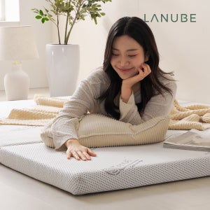 버팀 접이식 토퍼 1인용 손님용 간이 매트리스 거실 접는 바닥 토퍼 침대 미니 멀티싱글