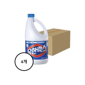 유한 락스 레귤러 3LX4개(1Box) 대용량