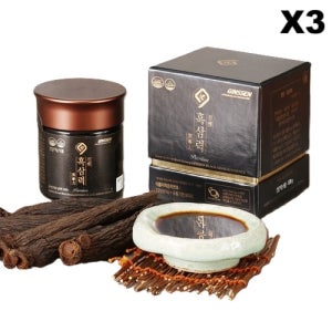 대동고려삼 진쎈 흑삼력 흑삼 농축액 100% 구증구포 240g, 3개