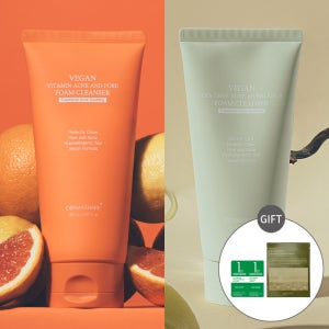 [1+1]더마쉐어 비건 비타민 폼 + 티트리 여드름 아크네 순한 클렌징폼 150ml 2개