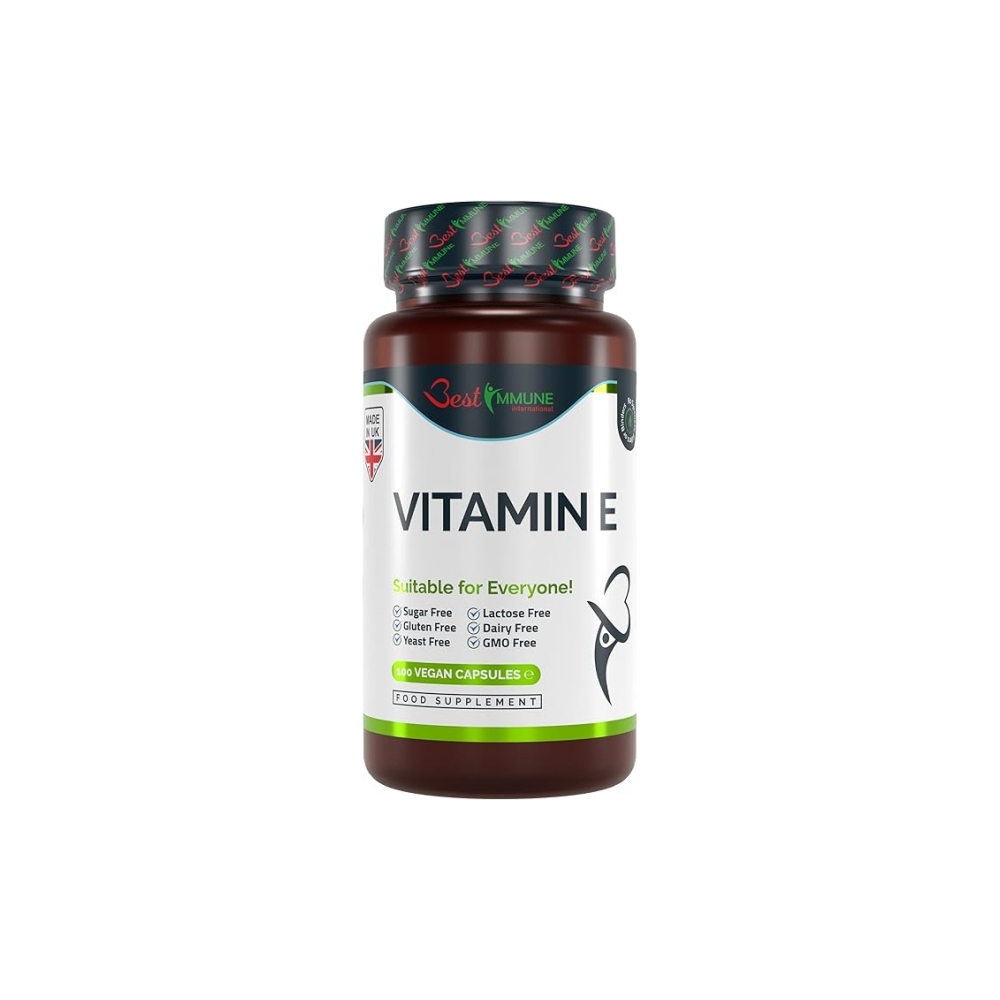 Best Immune International <b>Vitamin E</b> <b>비타민 E</b> 500IU 100비건캡슐