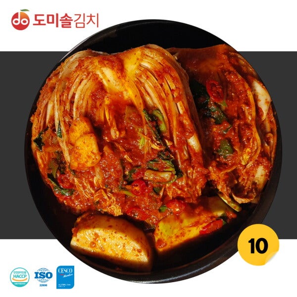 [도미솔김치] 도미솔 포기김치 10kg