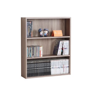 모던D170 슬림 만화 소설 책장 600x170x725mm, 3단, 아카시아