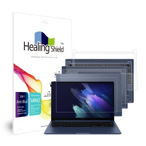 갤럭시북 NT750XDA/Z 블루라이트차단 액정보호필름1매 외부3종