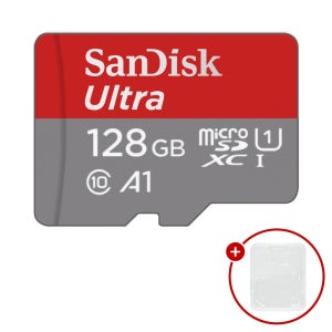 샌디스크 마이크로 SD카드 Ultra A1 + SD카드 케이스 128GB