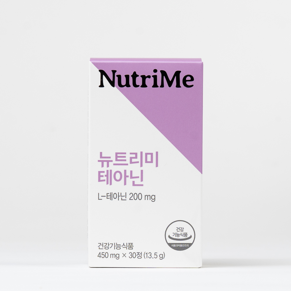 <b>뉴트</b>리미 테아닌 스트레스 긴장완화 L 테아닌 항긴장제 미니 릴렉스 영양제 30정, 3개