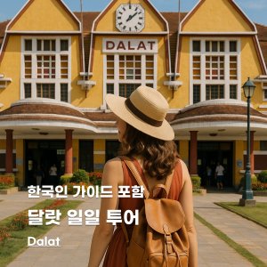 [한국인 가이드] 100%확정 나트랑 출발 달랏 데이투어 일일투어 버스투어 입장권 점심포함