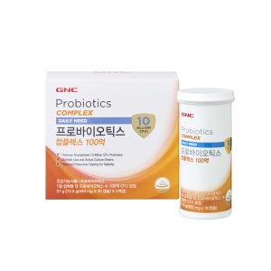 GNC 프로바이오틱스 컴플렉스 100억 60캡슐, 1개