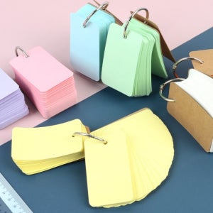 미니 휴대용 메모장 100매 무지 메모장 노트 단어 카드