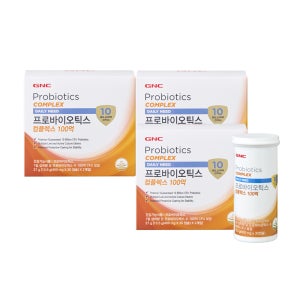 GNC 프로바이오틱스 컴플렉스 100억 60캡슐, 3개