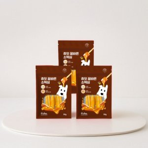 소 떡심 강아지 애견 답례품 반려견 식품 고기 간식 50g 3개