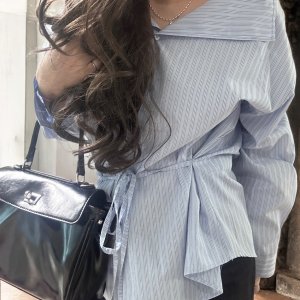 오프양면블라우스