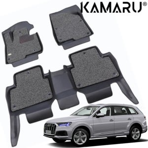 아우디 Q7 매트 카마루 6D 입체 코일매트 1+2열
