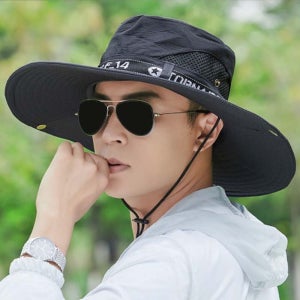 남성 사파리모자 여름 낚시모자 남자 낚시 챙이 넓은 등산 여행 휴가 모자