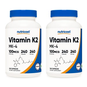 뉴트리코스트 비타민 K2 (MK4) 100mcg 240캡슐 2병