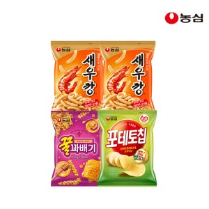 농심 스낵 기획세트 (새우깡 82gx6개+꿀꽈배기 70gx3개+포테토칩오리지널 40gx4개)