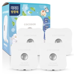 [2+2] 코코도르 비치형 방향제 12ml 4개 실내용 화장실용 차량용 양재동꽃시장